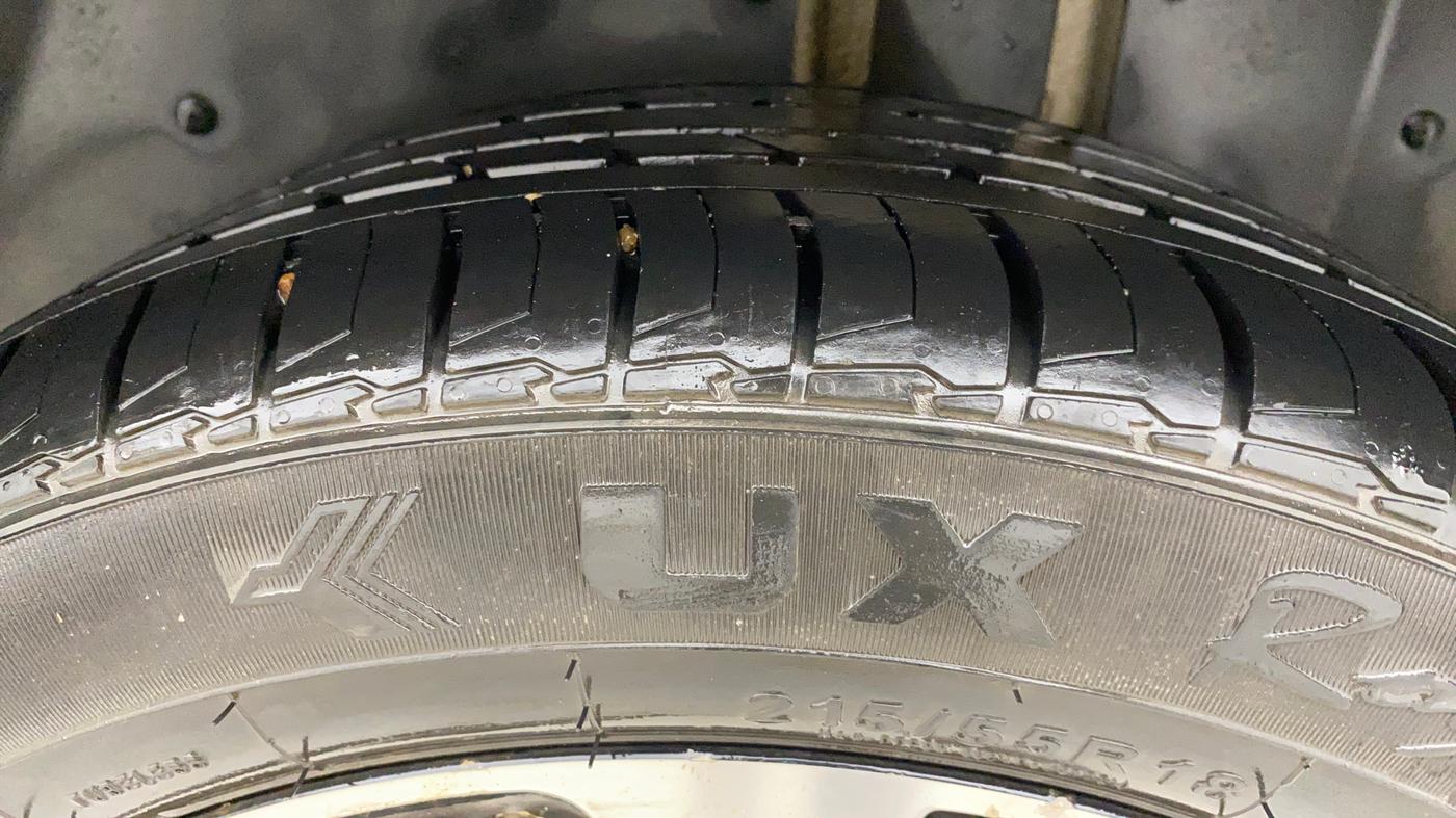 2022 MG HECTOR SHARP 1.5 CVT PETROL DUAL TONE, Petrol, Automatic, 47,803 km, Left Rear Tyre Tread