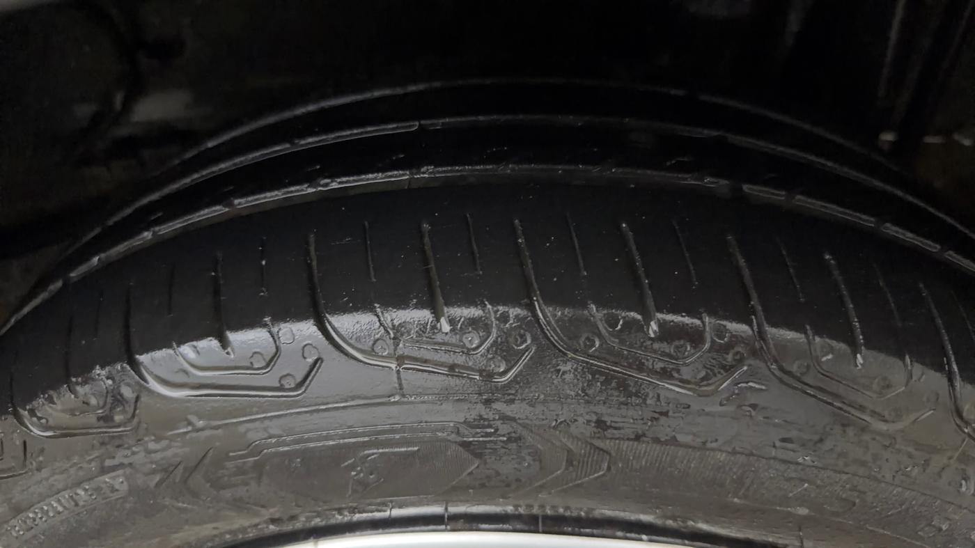 2023 Tata Tiago XT RHYTHM PETROL, Petrol, Manual, 36,284 km, Left Rear Tyre Tread