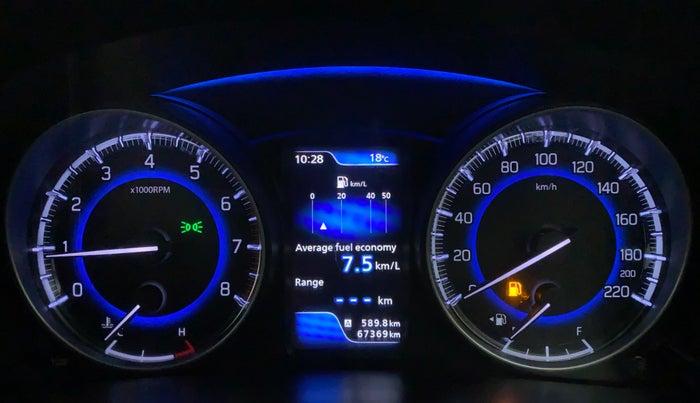 2017 Maruti Baleno ALPHA PETROL 1.2, Petrol, Manual, 67,491 km, Odometer Image