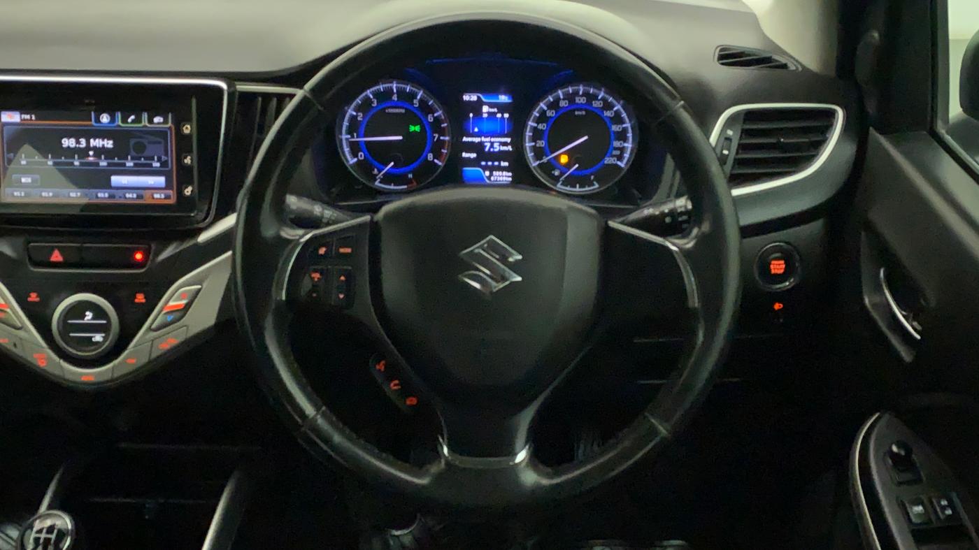 2017 Maruti Baleno ALPHA PETROL 1.2, Petrol, Manual, 67,491 km, Steering Wheel Close Up