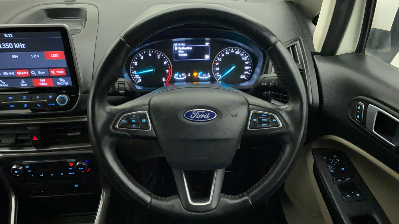2019 Ford Ecosport TITANIUM + 1.5L PETROL, Petrol, Manual, 46,770 km, Steering Wheel Close Up