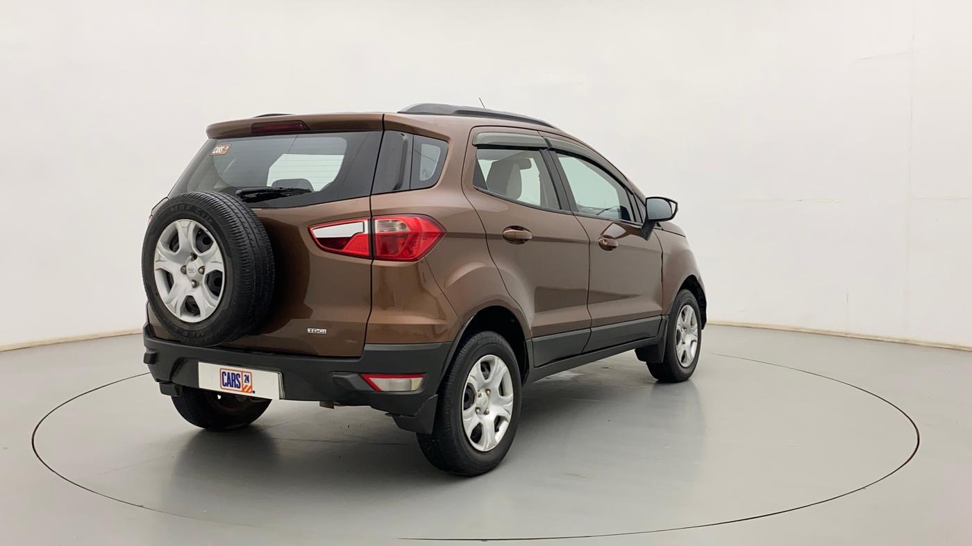 2017 Ford Ecosport TREND+ 1.5L DIESEL, Diesel, Manual, 97,106 km, Right Back Diagonal