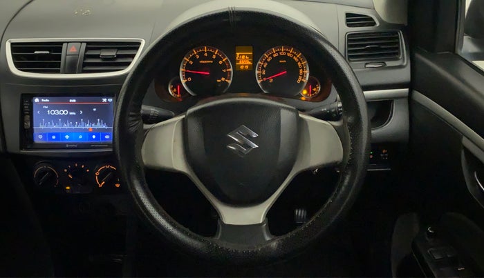 2014 Maruti Swift VXI, Petrol, Manual, 69,389 km, Steering Wheel Close Up