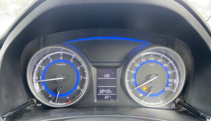 2017 Maruti Baleno DELTA PETROL 1.2, Petrol, Manual, 68,470 km, Odometer Image
