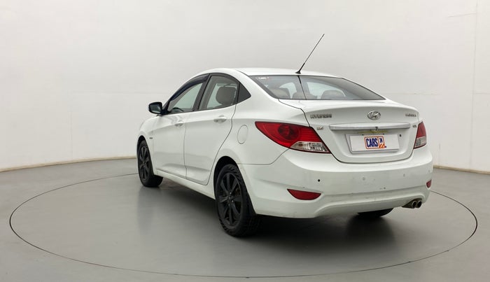 2011 Hyundai Verna FLUIDIC 1.6 VTVT SX, Petrol, Manual, 1,09,015 km, Left Back Diagonal