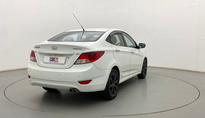 2011 Hyundai Verna FLUIDIC 1.6 VTVT SX, Petrol, Manual, 1,09,015 km, Right Back Diagonal