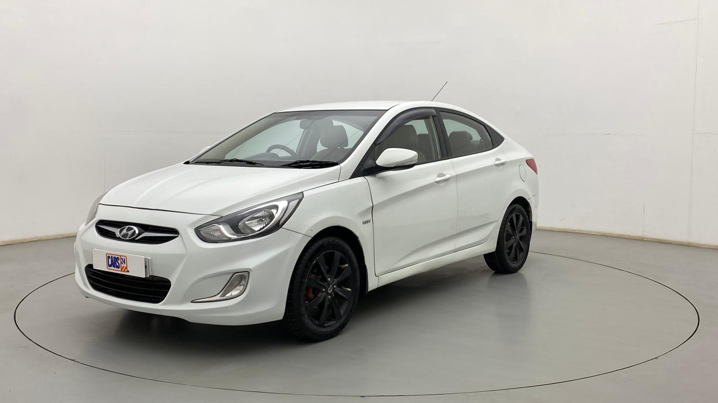 2011 Hyundai Verna FLUIDIC 1.6 VTVT SX, Petrol, Manual, 1,09,015 km, Left Front Diagonal