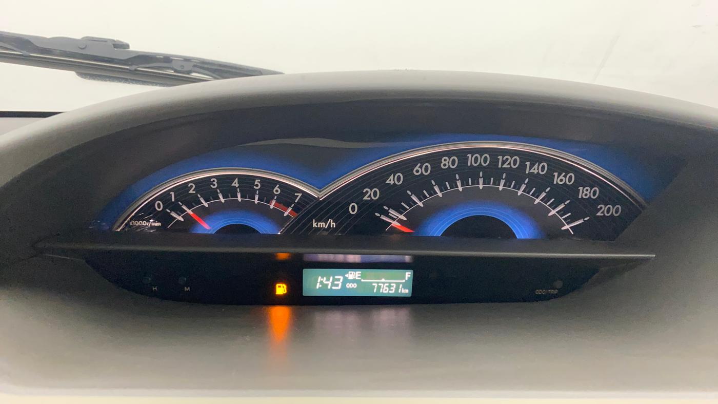 2015 Toyota Etios Liva V, Petrol, Manual, 77,618 km, Odometer Image