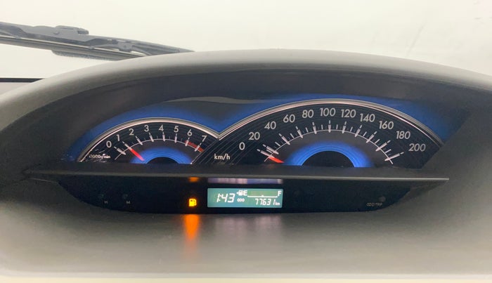 2015 Toyota Etios Liva V, Petrol, Manual, 77,618 km, Odometer Image