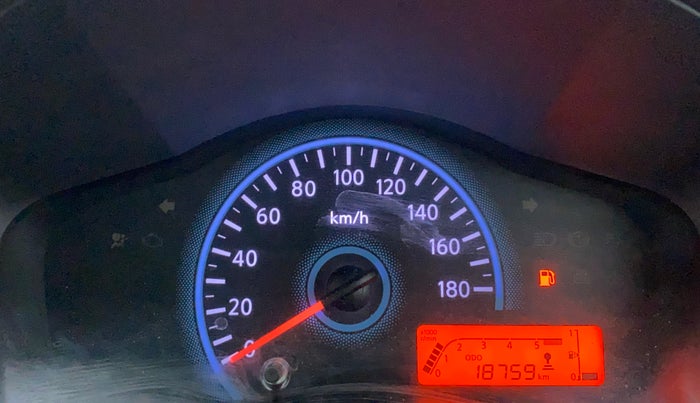 2017 Datsun Redi Go T (O), Petrol, Manual, 18,759 km, Odometer Image