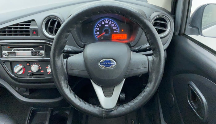 2017 Datsun Redi Go T (O), Petrol, Manual, 18,759 km, Steering Wheel Close Up