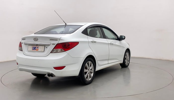 2012 Hyundai Verna FLUIDIC 1.6 CRDI SX, Diesel, Manual, 99,867 km, Right Back Diagonal