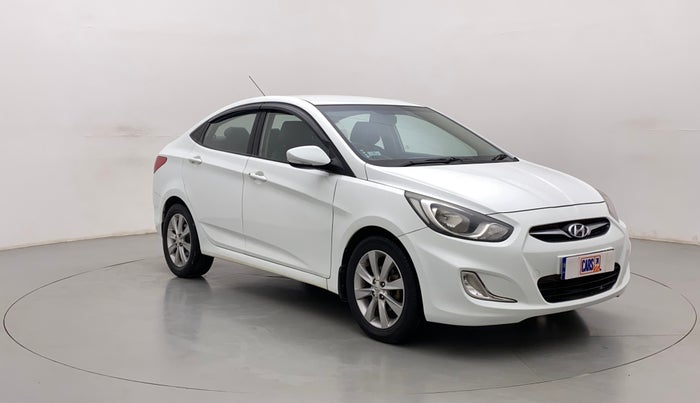 2012 Hyundai Verna FLUIDIC 1.6 CRDI SX, Diesel, Manual, 99,867 km, Right Front Diagonal