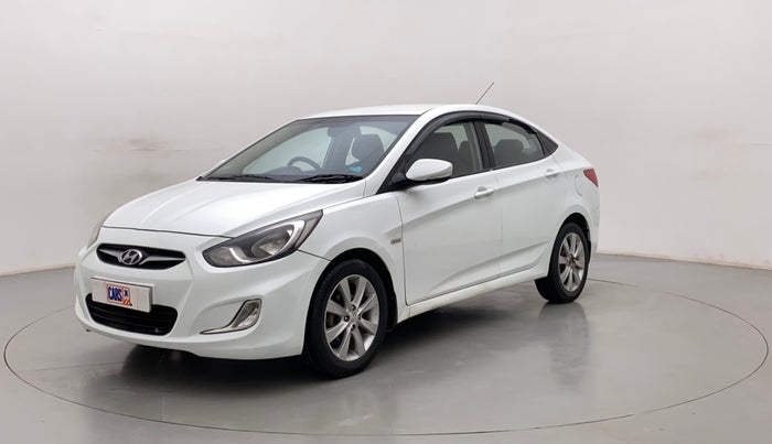 2012 Hyundai Verna FLUIDIC 1.6 CRDI SX, Diesel, Manual, 99,867 km, Left Front Diagonal