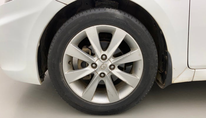 2012 Hyundai Verna FLUIDIC 1.6 CRDI SX, Diesel, Manual, 99,867 km, Left Front Wheel
