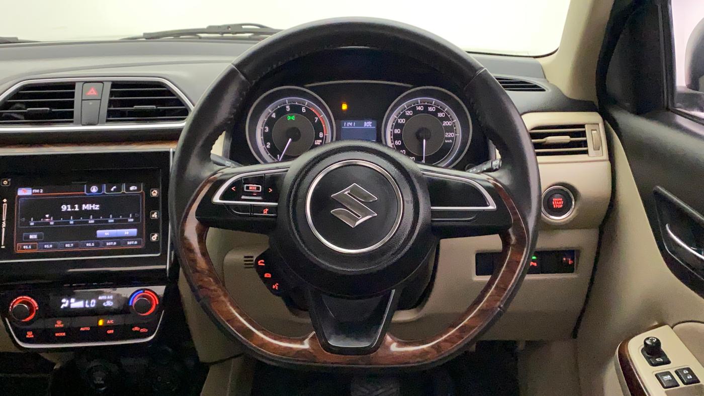 2018 Maruti Dzire ZXI PLUS AMT, Petrol, Automatic, 24,902 km, Steering Wheel Close Up