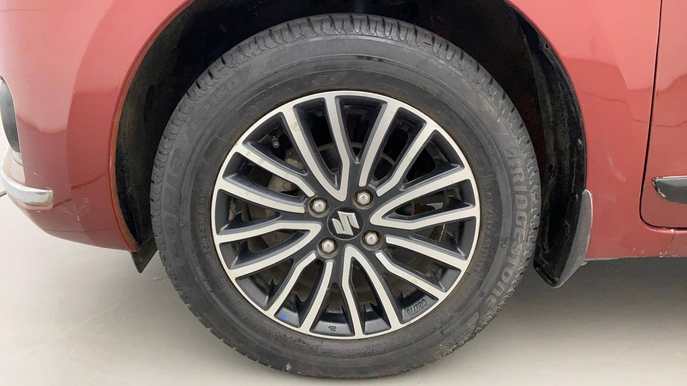 2018 Maruti Dzire ZXI PLUS AMT, Petrol, Automatic, 24,902 km, Left Front Wheel