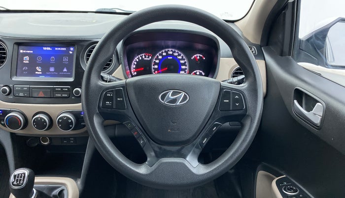 2018 Hyundai Grand i10 SPORTZ (O) 1.2 KAPPA VTVT, Petrol, Manual, 44,675 km, Steering Wheel Close Up