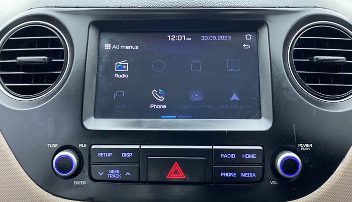 2018 Hyundai Grand i10 SPORTZ (O) 1.2 KAPPA VTVT, Petrol, Manual, 44,675 km, Touchscreen Infotainment System