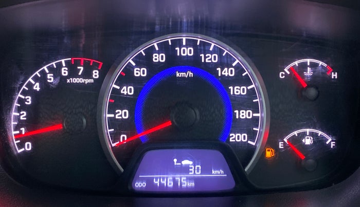 2018 Hyundai Grand i10 SPORTZ (O) 1.2 KAPPA VTVT, Petrol, Manual, 44,675 km, Odometer Image
