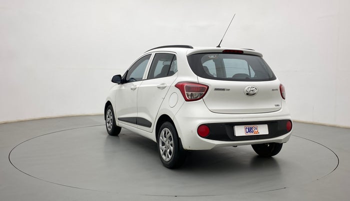 2018 Hyundai Grand i10 SPORTZ (O) 1.2 KAPPA VTVT, Petrol, Manual, 44,675 km, Left Back Diagonal