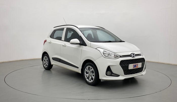 2018 Hyundai Grand i10 SPORTZ (O) 1.2 KAPPA VTVT, Petrol, Manual, 44,675 km, Right Front Diagonal