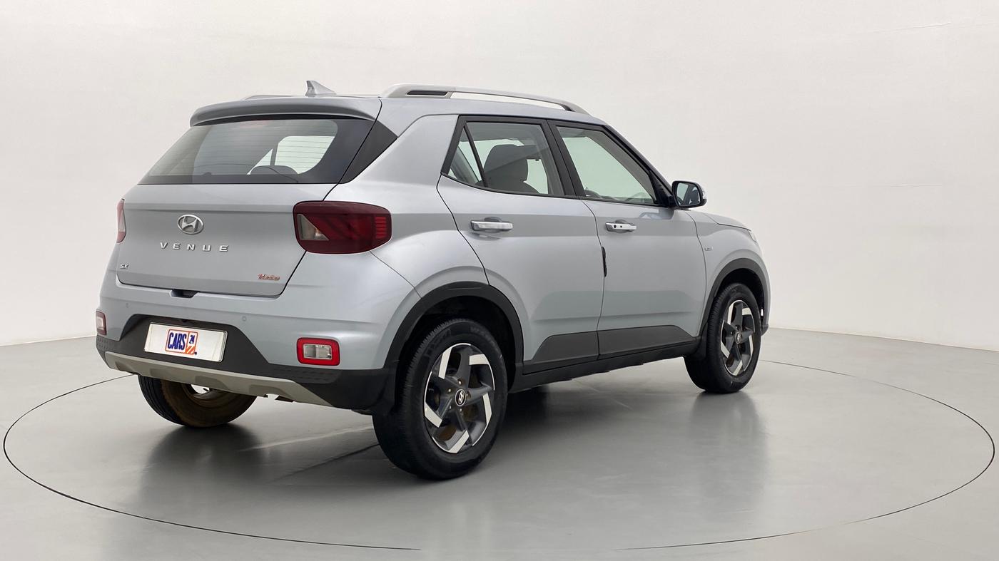 2019 Hyundai VENUE 1.0 TURBO GDI SX+ AT, Petrol, Automatic, 21,651 km, Right Back Diagonal