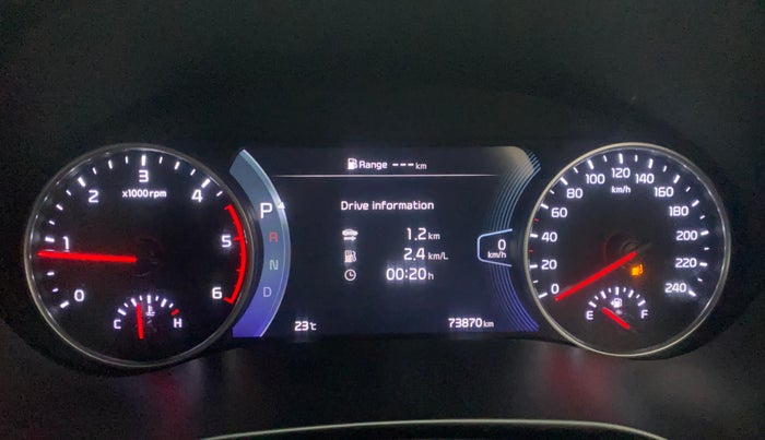 2021 KIA SELTOS GTX PLUS AT 1.5 DIESEL, Diesel, Automatic, 73,823 km, Odometer Image