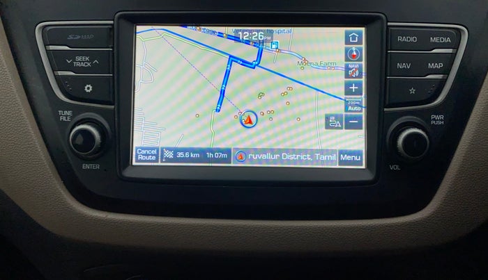 2019 Hyundai Elite i20 SPORTZ PLUS  1.2 CVT, Petrol, Automatic, 87,719 km, Navigation System