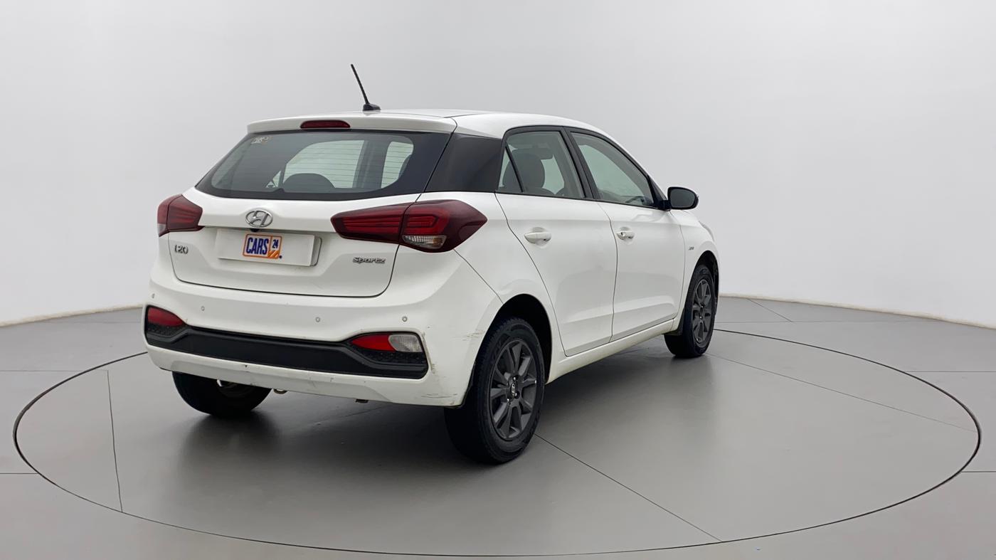 2019 Hyundai Elite i20 SPORTZ PLUS  1.2 CVT, Petrol, Automatic, 87,719 km, Right Back Diagonal