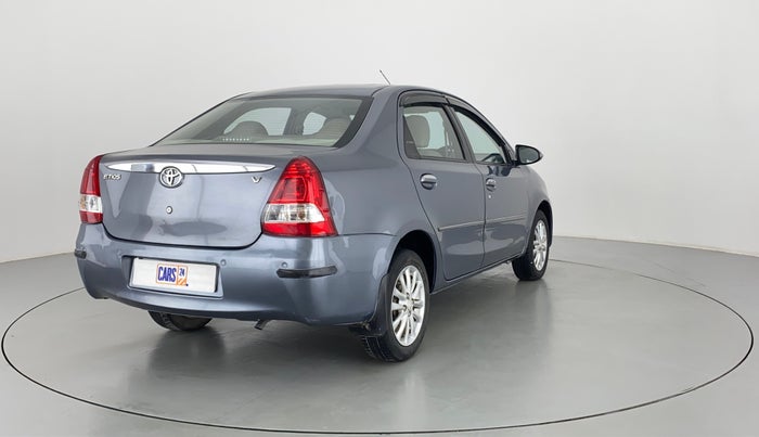 2013 Toyota Etios V SP, Petrol, Manual, 36,336 km, Right Back Diagonal