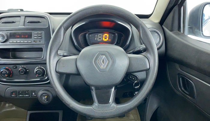 2018 Renault Kwid RXL, CNG, Manual, 49,870 km, Steering Wheel Close Up