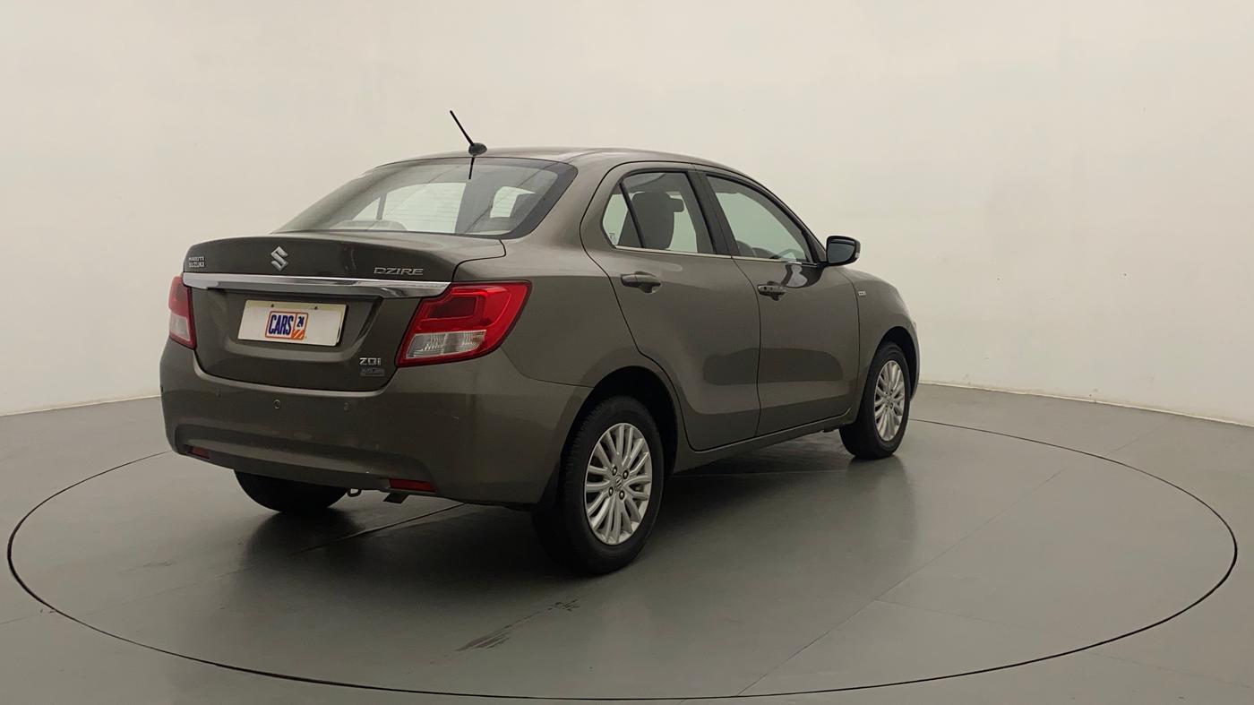 2017 Maruti Dzire ZDI AMT, Diesel, Automatic, 69,704 km, Right Back Diagonal