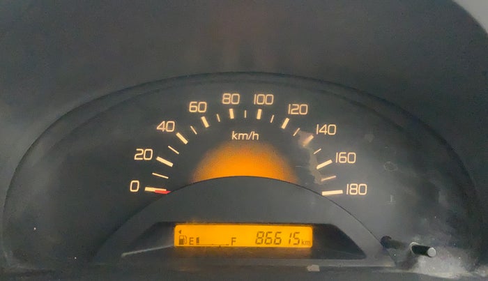 2012 Maruti Wagon R 1.0 LXI, CNG, Manual, 86,615 km, Odometer Image