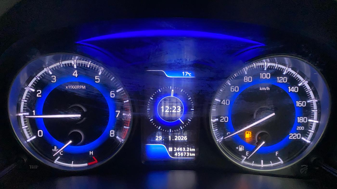 2021 Toyota Glanza V, Petrol, Manual, 45,673 km, Odometer Image
