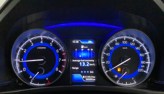 2020 Maruti Baleno ZETA PETROL 1.2, Petrol, Manual, 36,738 km, Odometer Image