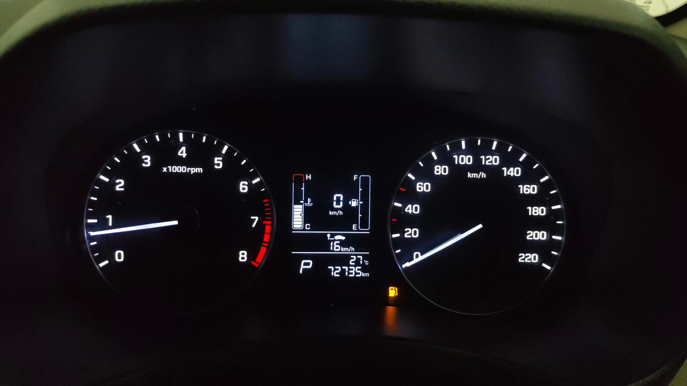 2016 Hyundai Creta SX PLUS AT 1.6 PETROL, Petrol, Automatic, 72,711 km, Odometer Image