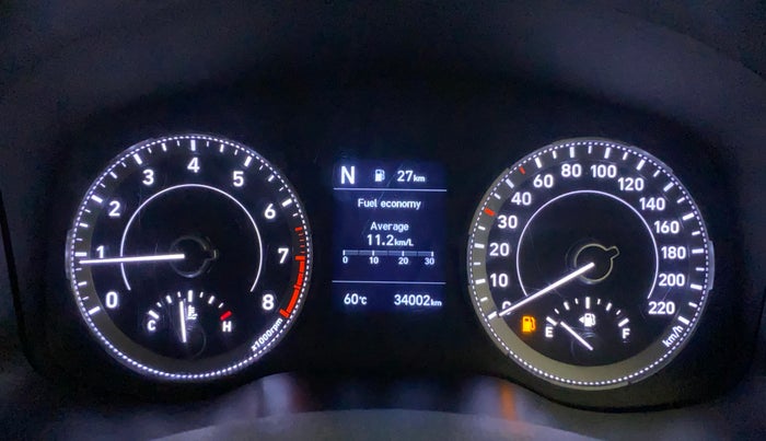 2020 Hyundai VENUE SX 1.0 TURBO IMT, Petrol, Manual, 34,056 km, Odometer Image