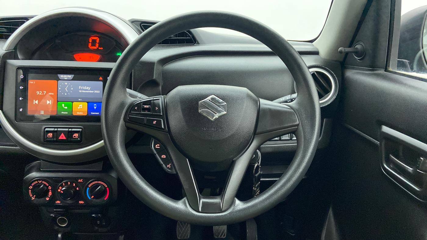 2021 Maruti S PRESSO VXI PLUS, Petrol, Manual, 110 km, Steering Wheel Close Up