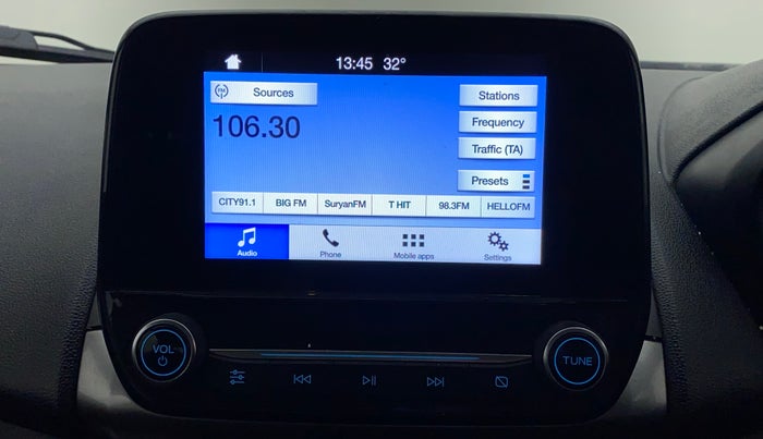 2018 Ford Ecosport TREND 1.5L DIESEL, Diesel, Manual, 54,106 km, Infotainment System