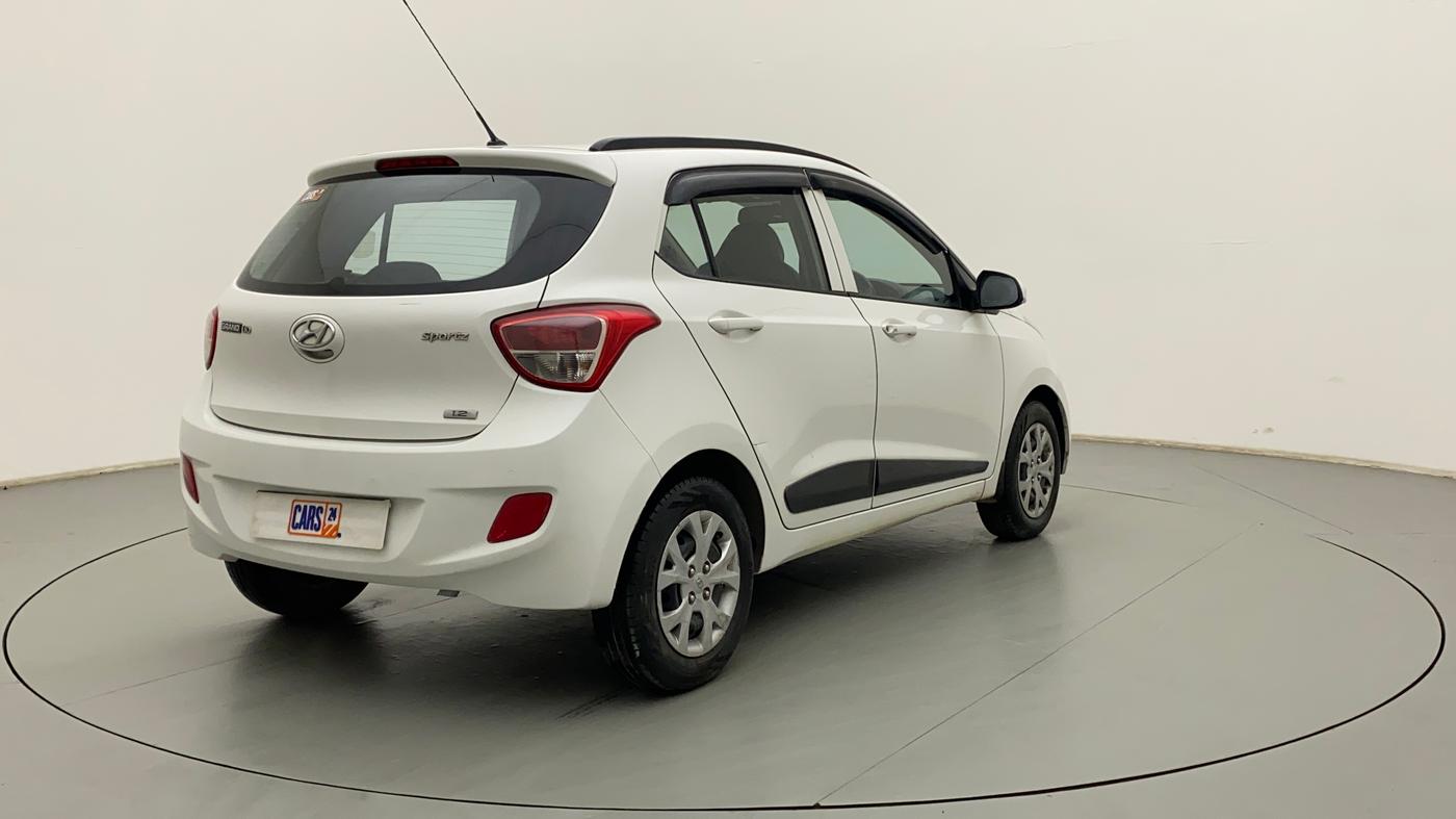 2015 Hyundai Grand i10 SPORTZ 1.2 KAPPA VTVT, Petrol, Manual, 71,787 km, Right Back Diagonal