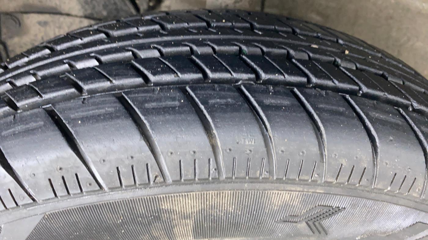 2019 Maruti New Wagon-R LXI 1.0 L, Petrol, Manual, 3,619 km, Left Front Tyre Tread