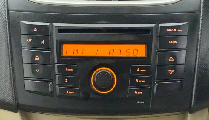 2012 Maruti Swift Dzire VXI, Petrol, Manual, 57,991 km, Infotainment System