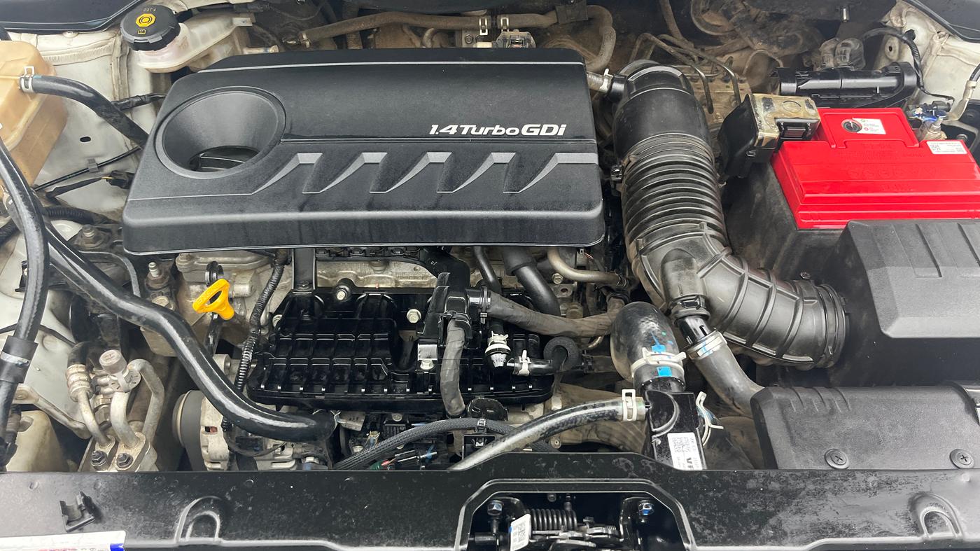 2022 Hyundai Creta SX (O) 1.4 TURBO DCT DUAL TONE, Petrol, Automatic, 63,019 km, Engine View