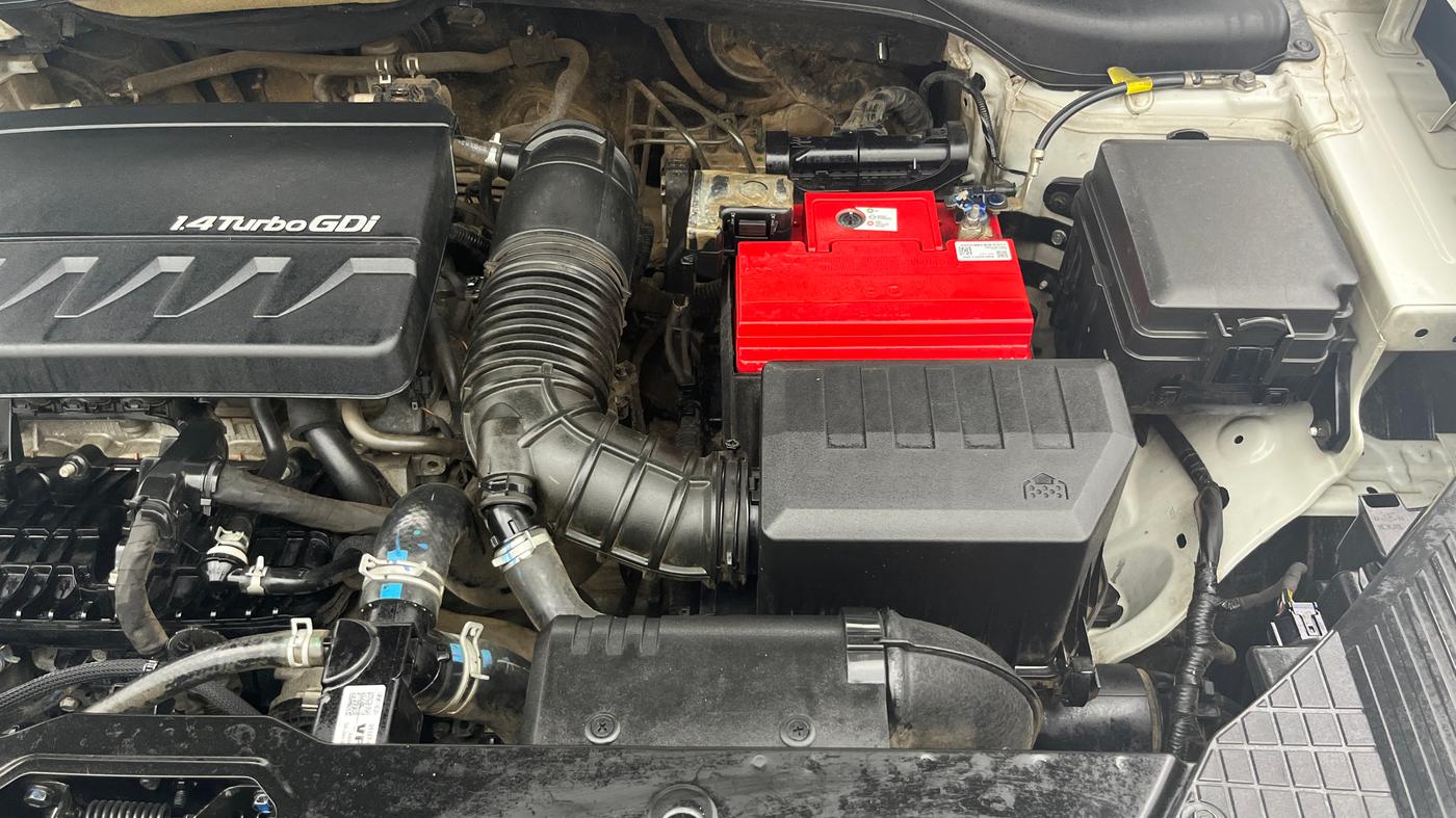 2022 Hyundai Creta SX (O) 1.4 TURBO DCT DUAL TONE, Petrol, Automatic, 63,019 km, Engine View - Left