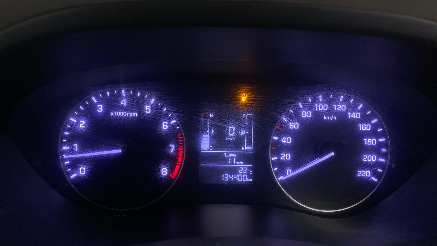 2015 Hyundai Elite i20 SPORTZ 1.2 (O), Petrol, Manual, 1,34,355 km, Odometer Image