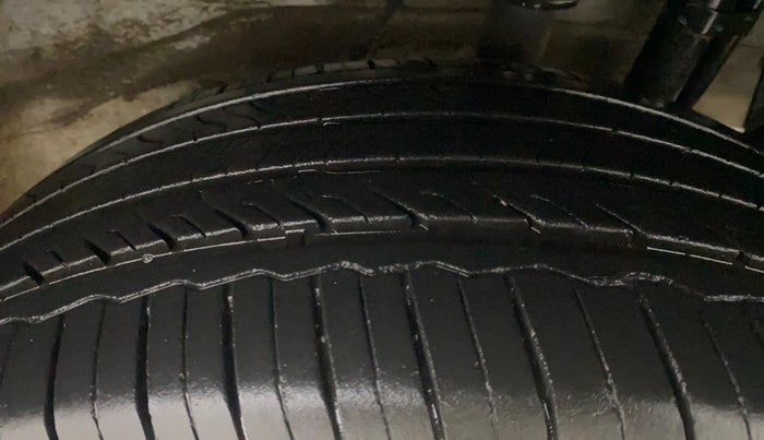 2024 Tata NEXON CREATIVE PLUS S 1.2 REVOTRON 7 DCA, Petrol, Automatic, 23,673 km, Left Rear Tyre Tread