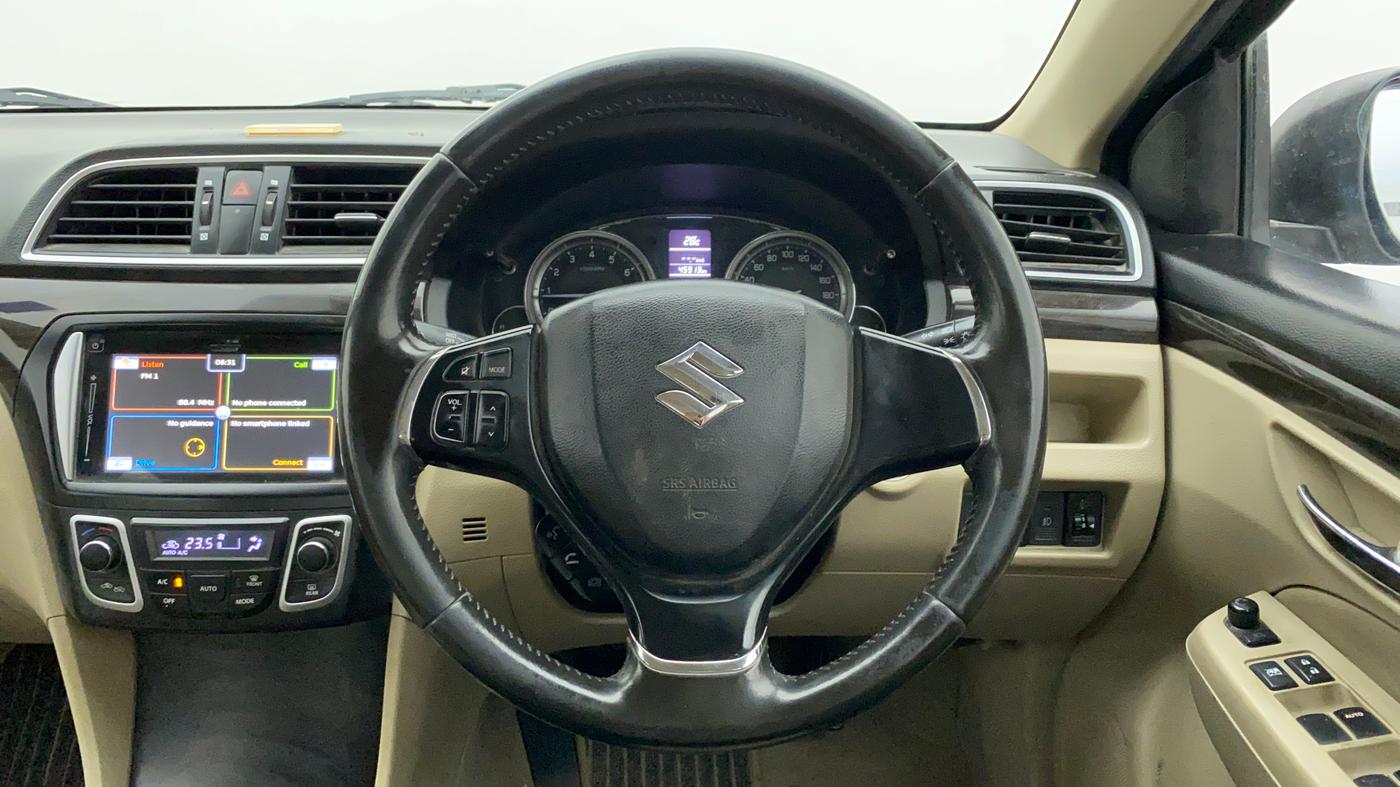 2016 Maruti Ciaz ZXI+, Petrol, Manual, 46,027 km, Steering Wheel Close Up