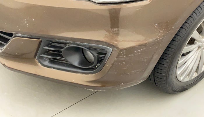2016 Maruti Ciaz ZXI+, Petrol, Manual, 46,027 km, Front bumper - Minor scratches