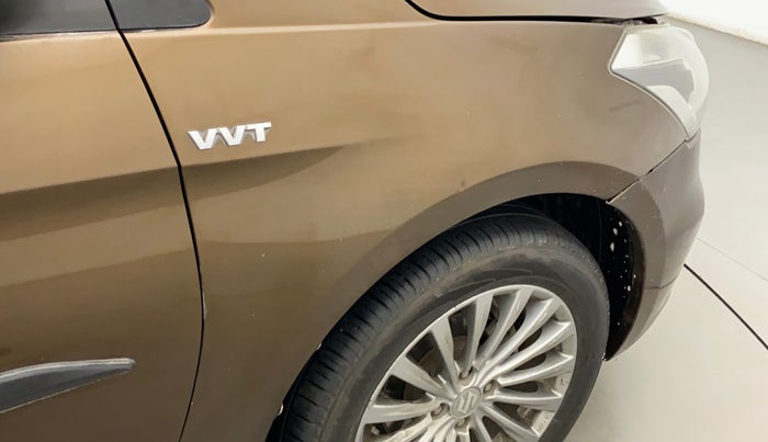 2016 Maruti Ciaz ZXI+, Petrol, Manual, 46,027 km, Right fender - Slightly dented